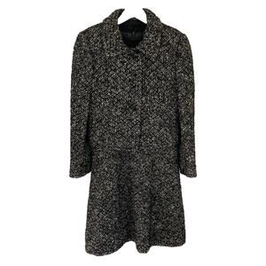 VTG 50s 60s Chunky Knit Jackie O. Wool Blend Dress, Cropped Jacket, Scarf Sz 2